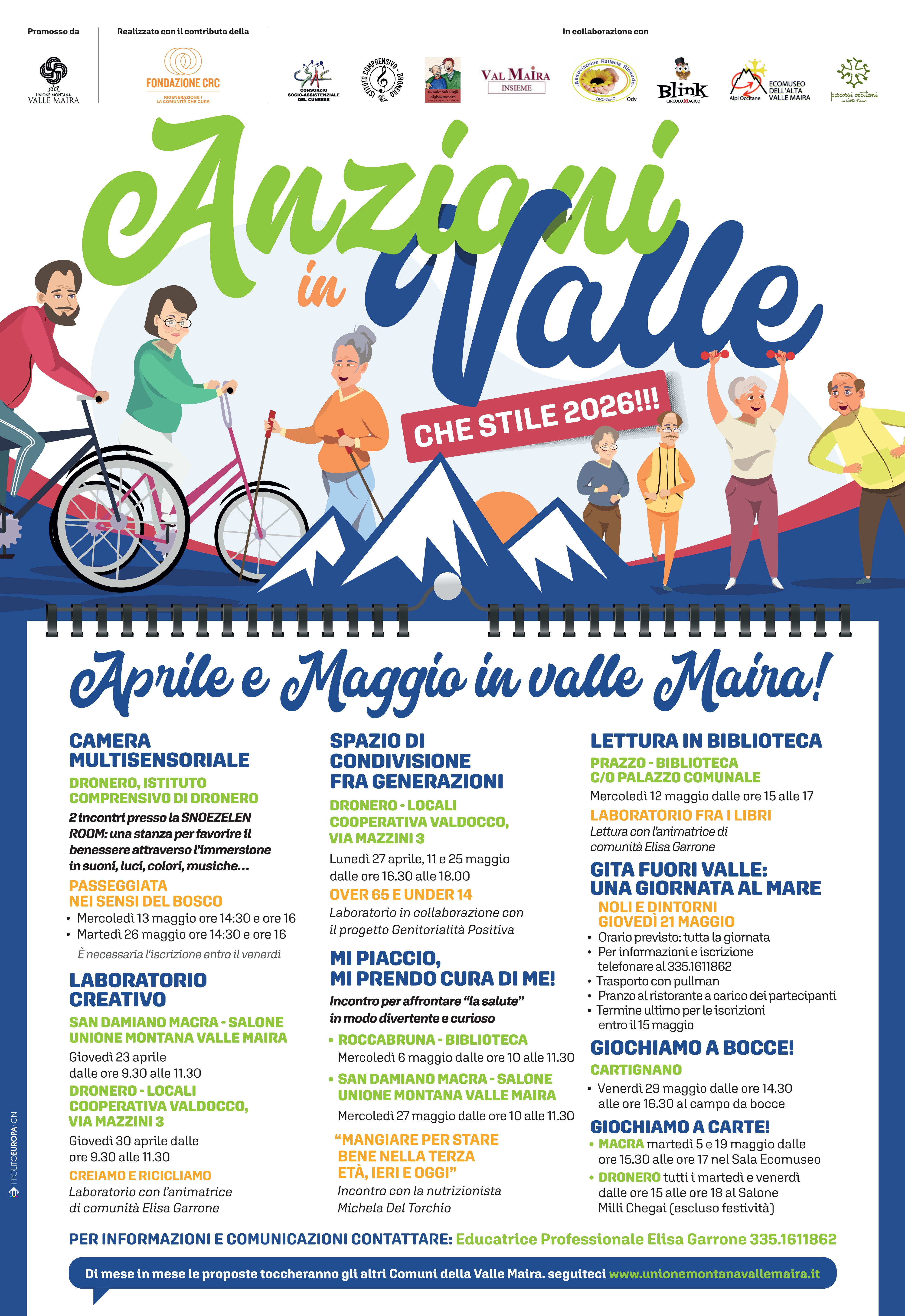 Progetto â€œAnziani in Valle: Che stile 2026!!!â€.