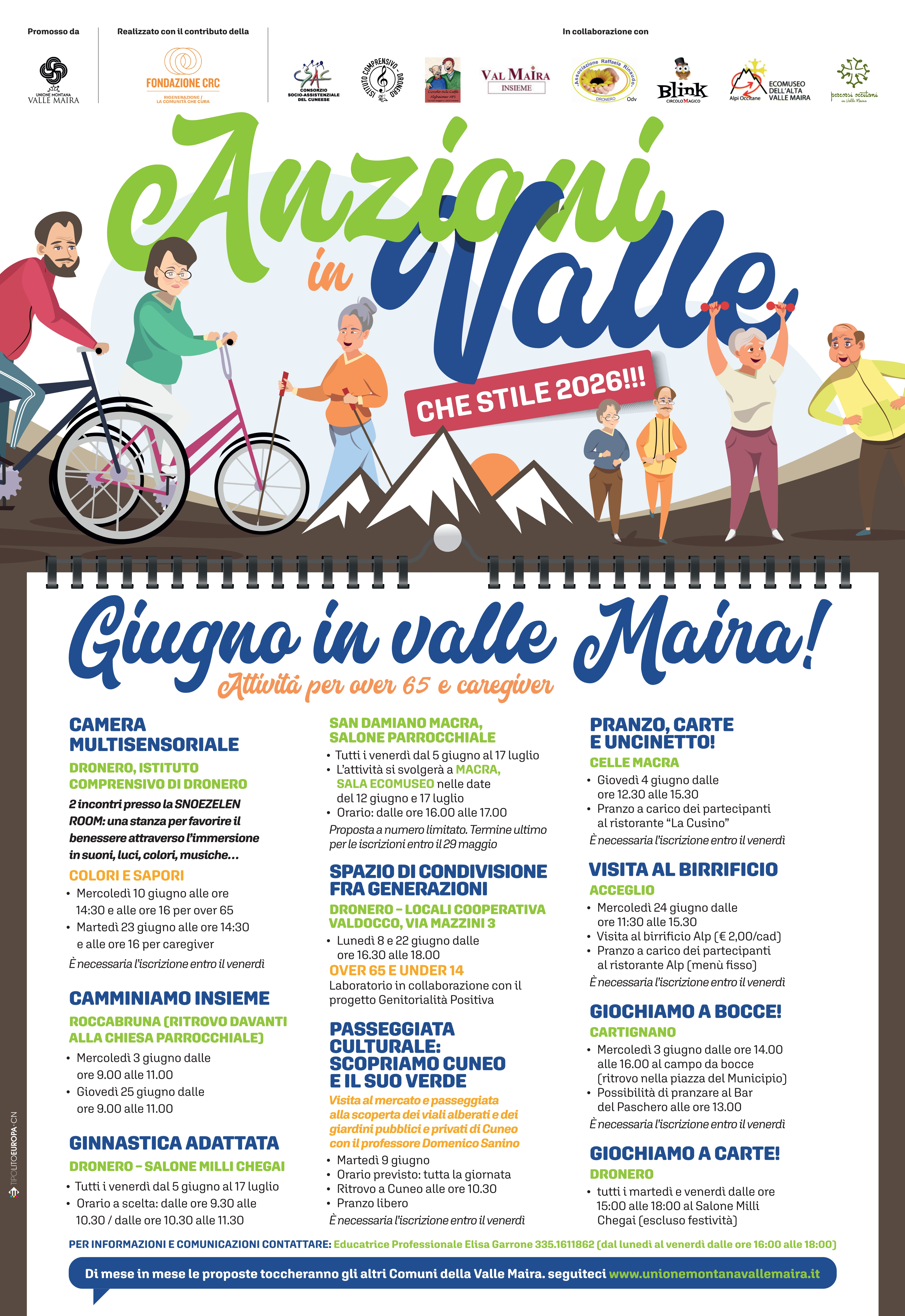 Progetto Anziani in Valle: Che stile 2026!!!