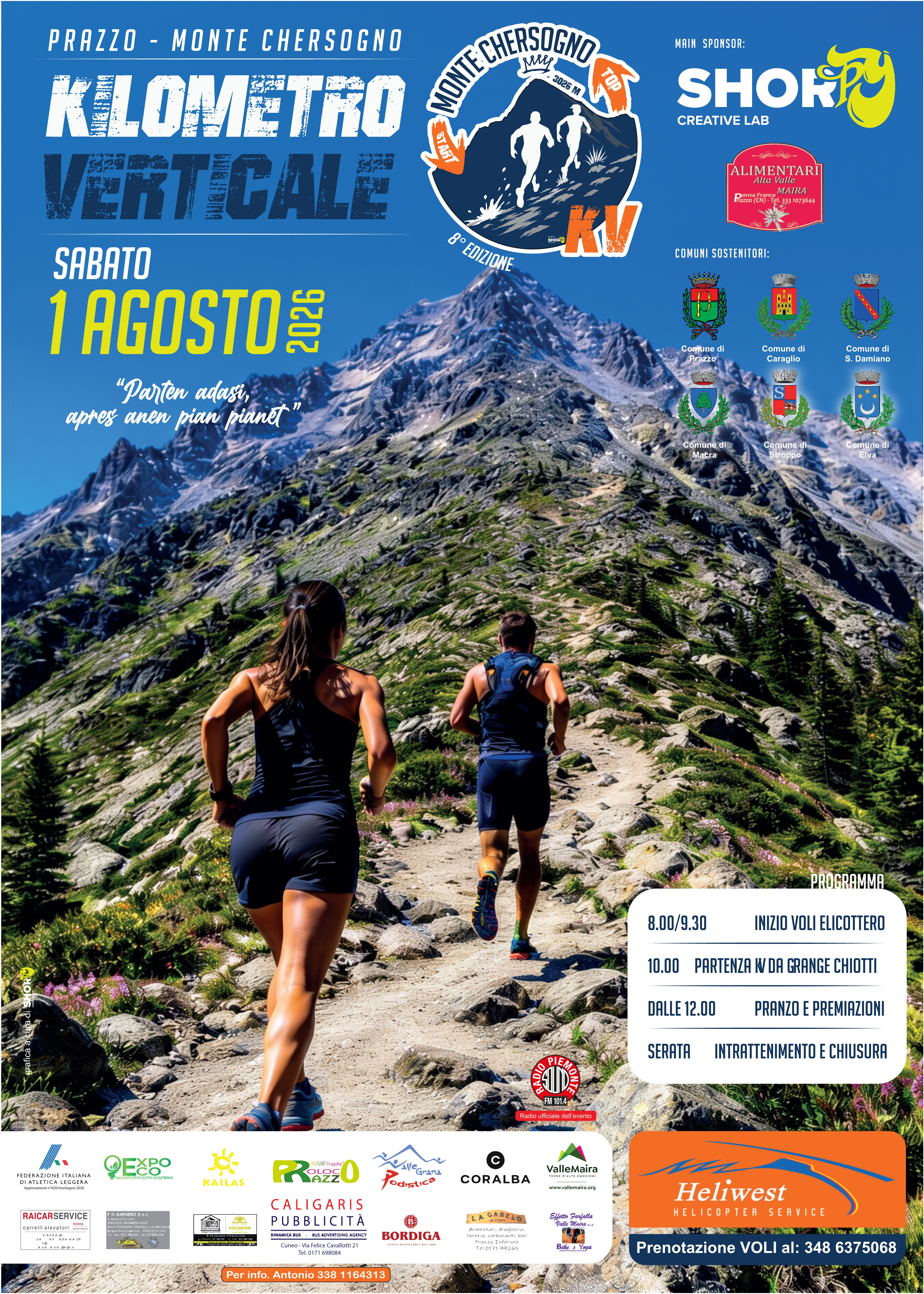 Prazzo - Monte Chersogno - Kilometro Verticale